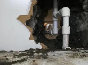 高开厨房下水管道漏水检测